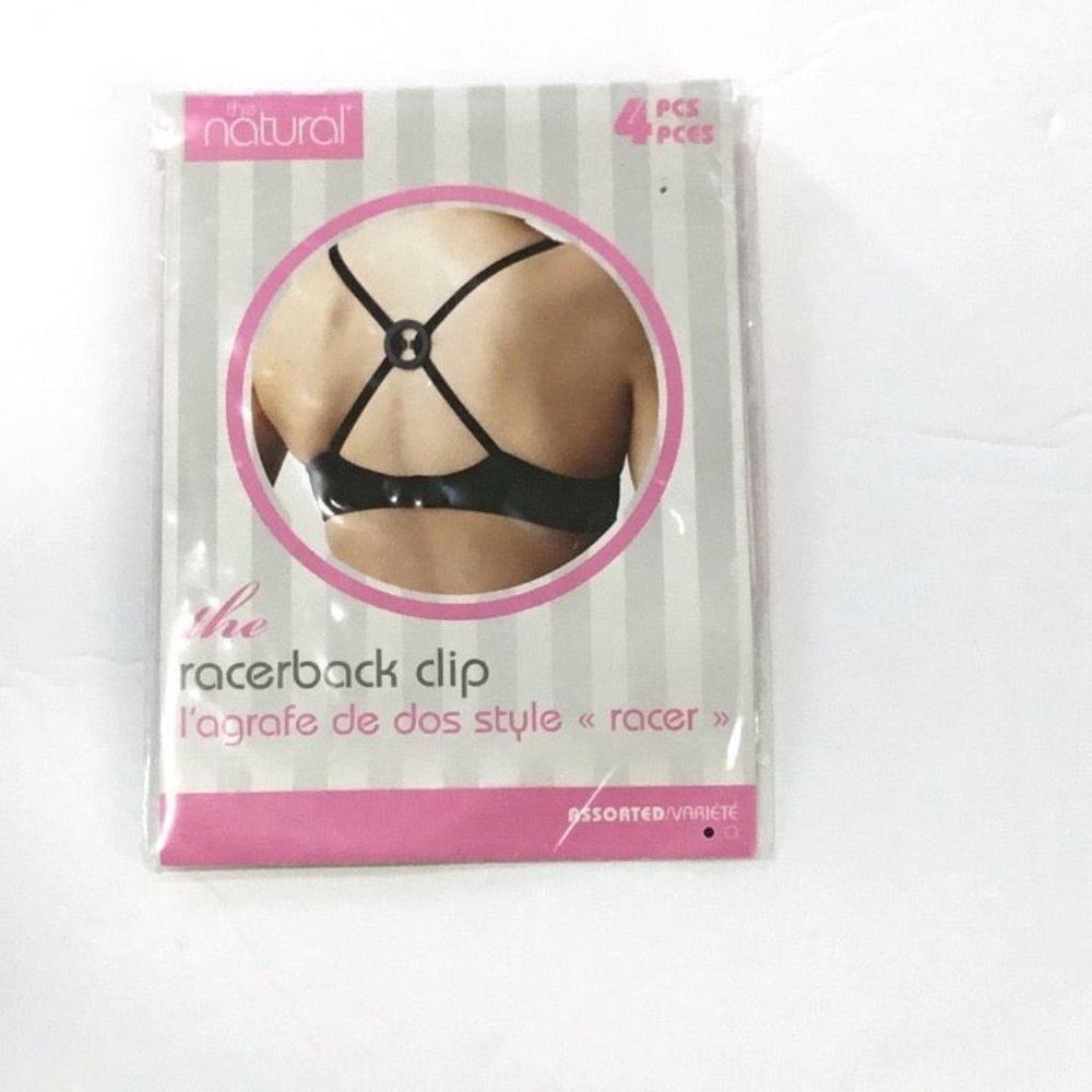 The Natural Racer Back Clips 4pc Pack